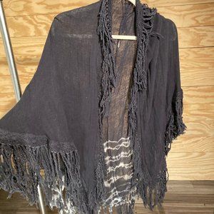 Jen's Pirate Booty Tie Dye Poncho